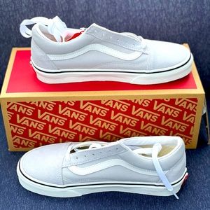 VANS Old Skool Gray/White NIB 7 women 5.5 men